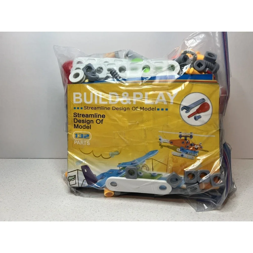 150 Parts Engineer JR/Build &‎ Play bag full of 132  two sets Total Piece's 272*